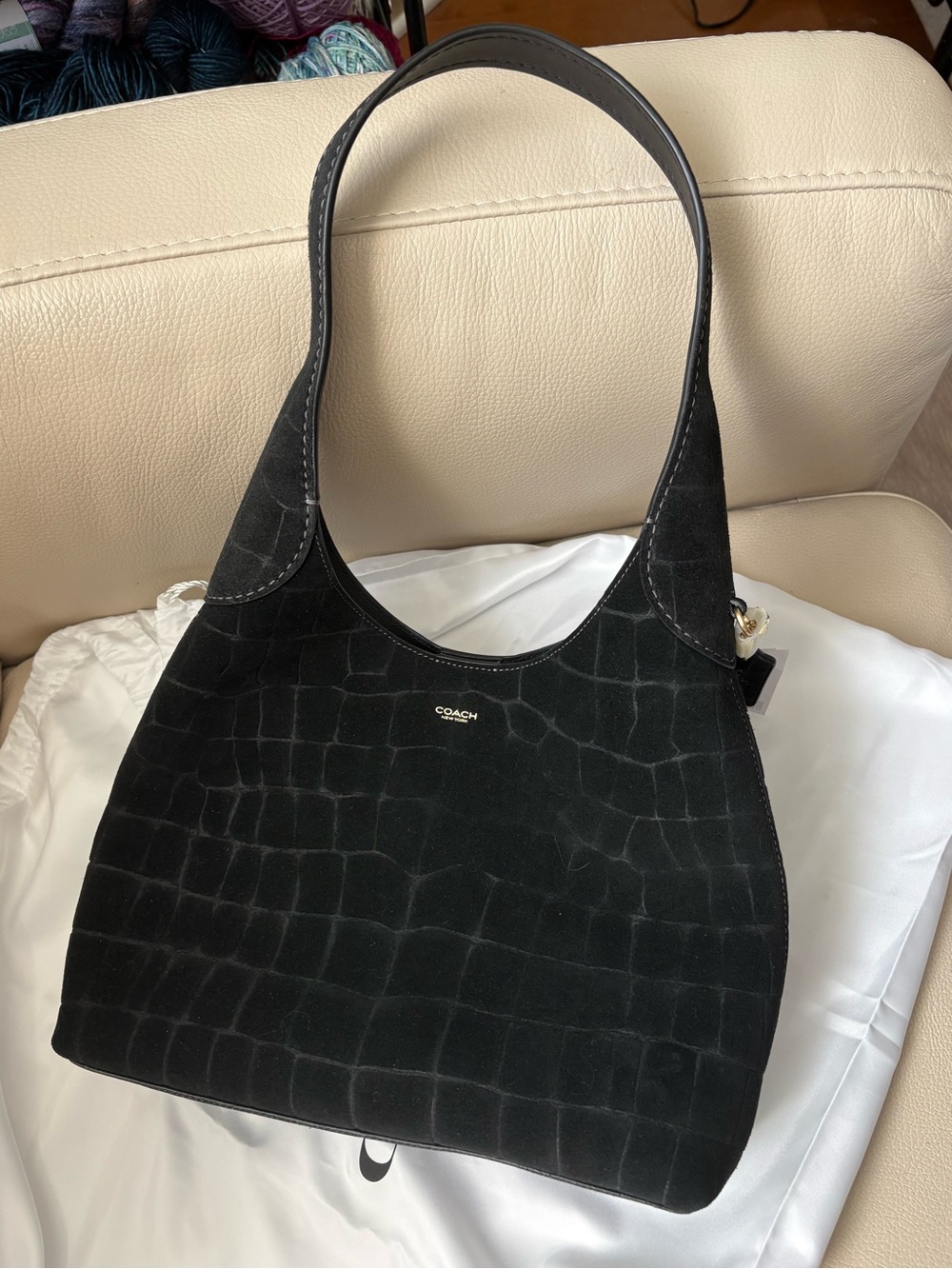 Coach Brooklyn shoulder bag 28 in black